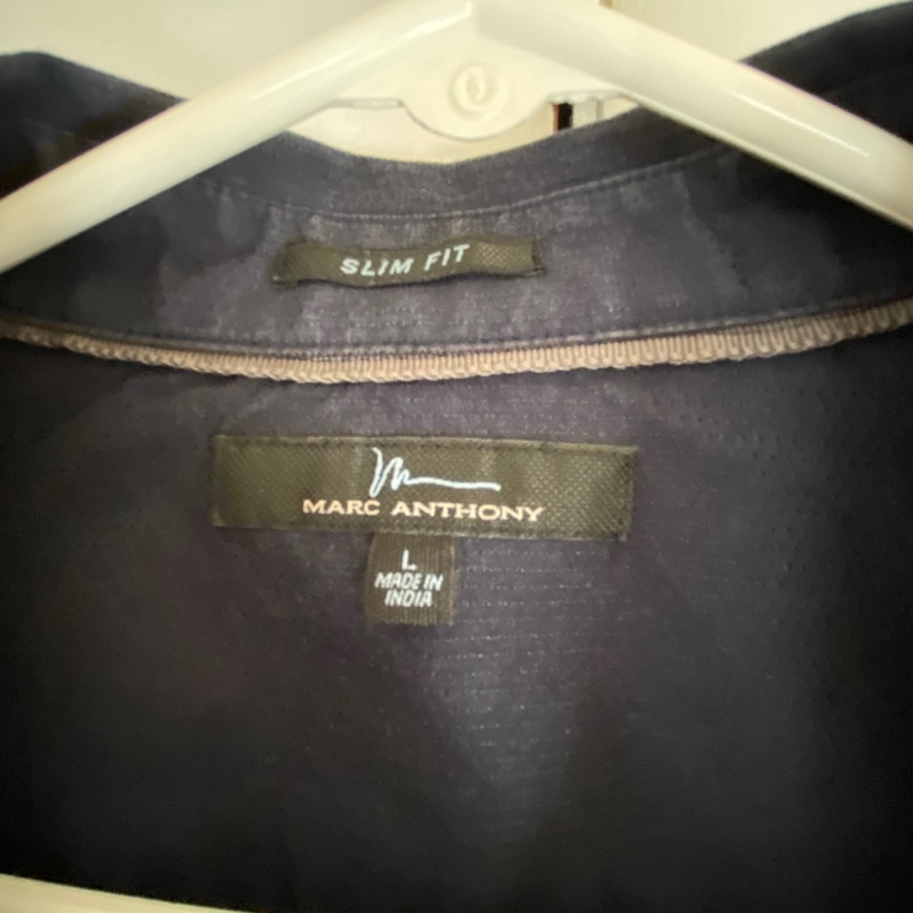 Marc Anthony gray button down - Picture 2 of 3